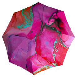 Umbrele de ploaie rezistente la vant Doppler CarbonSteel Marble Pink
