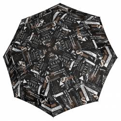 Umbrele de ploaie deosebite, imprimeu ziar