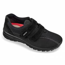 Pantofi sport stretch calapod lat negri femei OrtoMed 4009-T21