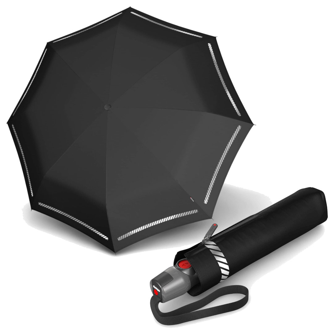Umbrele de ploaierezistente pentru femei Knirps Duomatic T.200 reflective black