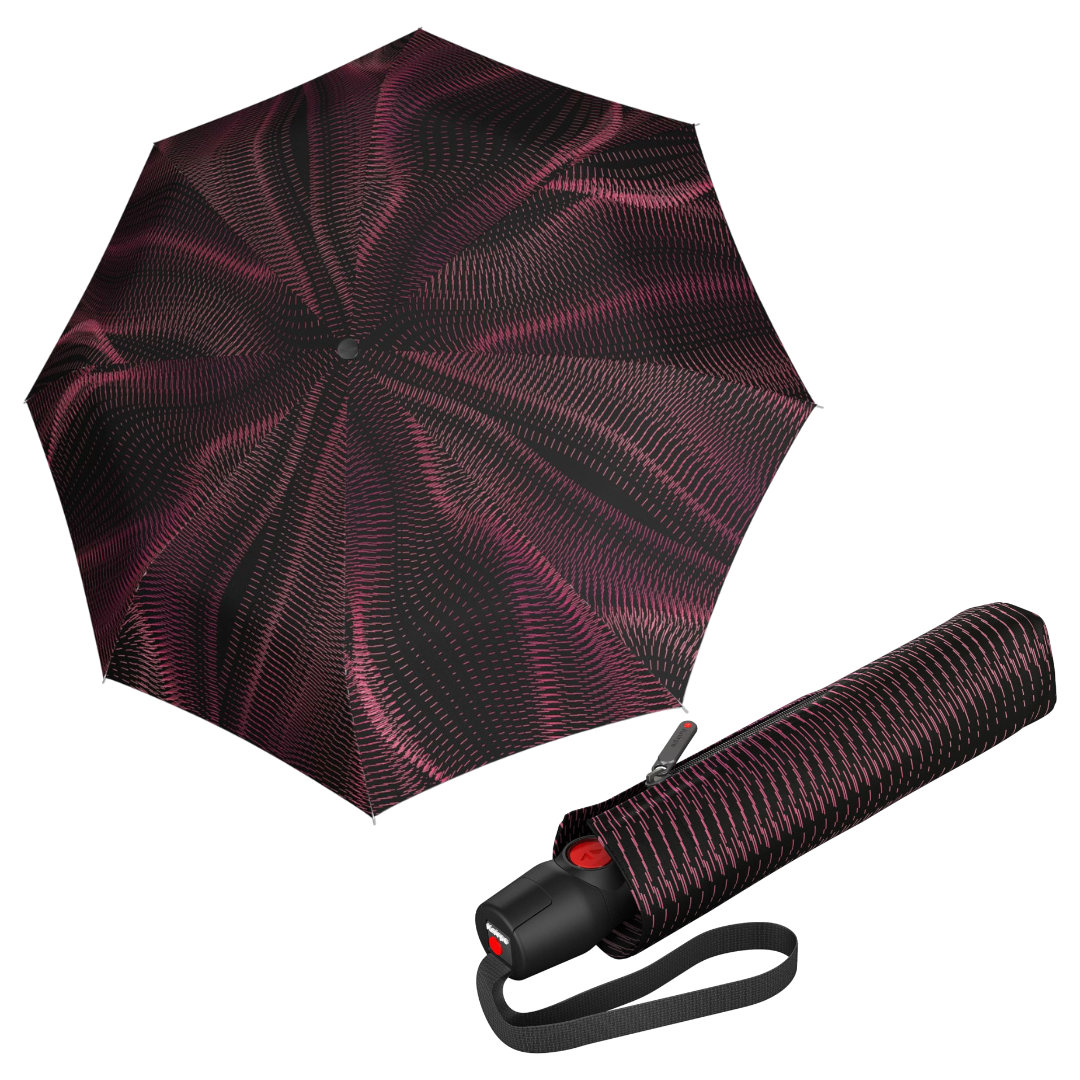 Umbrele de ploaie rezistente la vant Knirps Medium Duomatic T.200 Sound Sunset