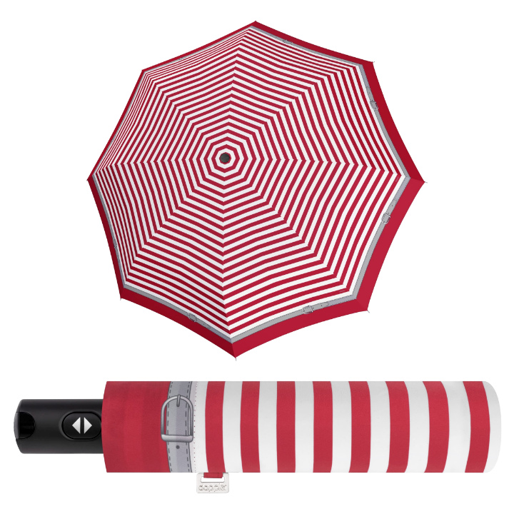 Umbrele de ploaie, rezistente, Doppler CarbonSteel Delight rosu
